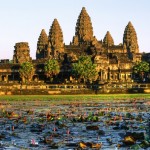 The Angkor Wat complex in Cambodia